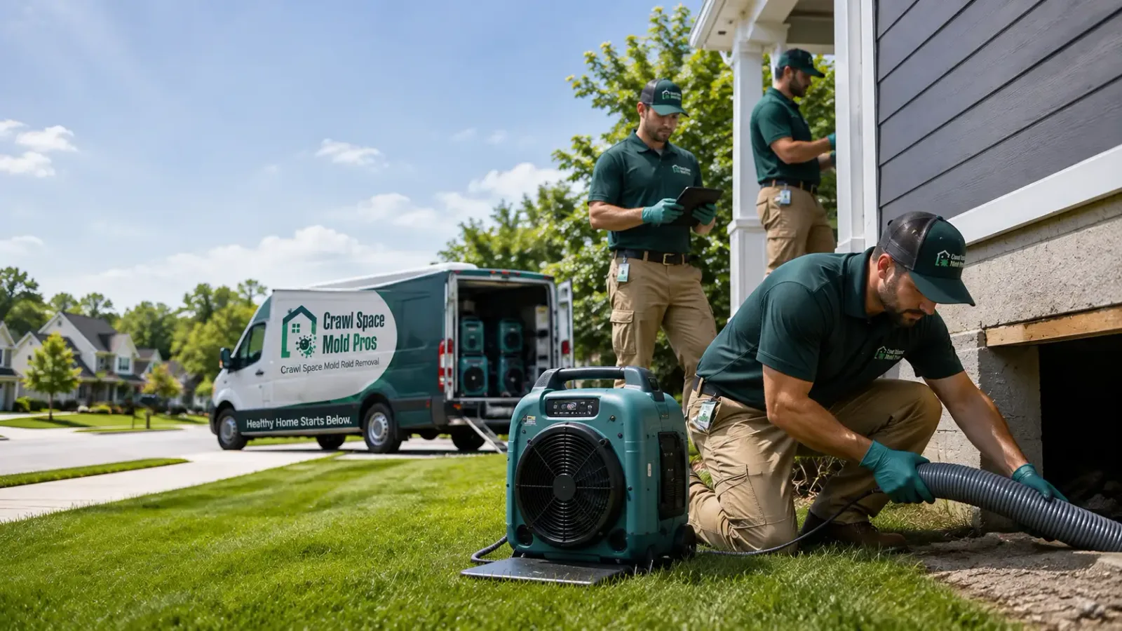 Crawl Space Mold Removal in Jacob, IL